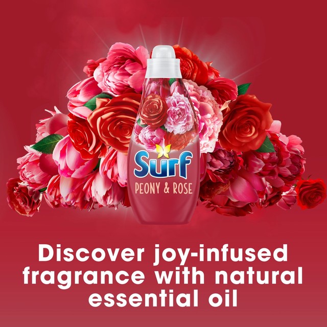 Surf Peony & Rose laundry detergent 648ml (British brand)