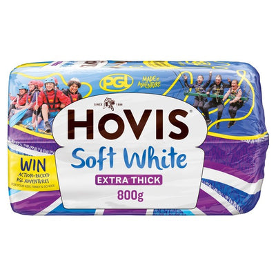 Hovis Weiches Weißes Brot Extra Dick Geschnitten 800g