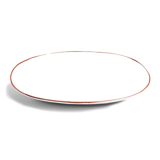 Daylesford Oddington Oval Large Red platter 40cm x 28cm - British product