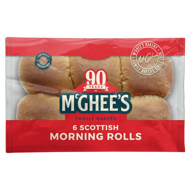 White Morning Rolls Pack of 6
