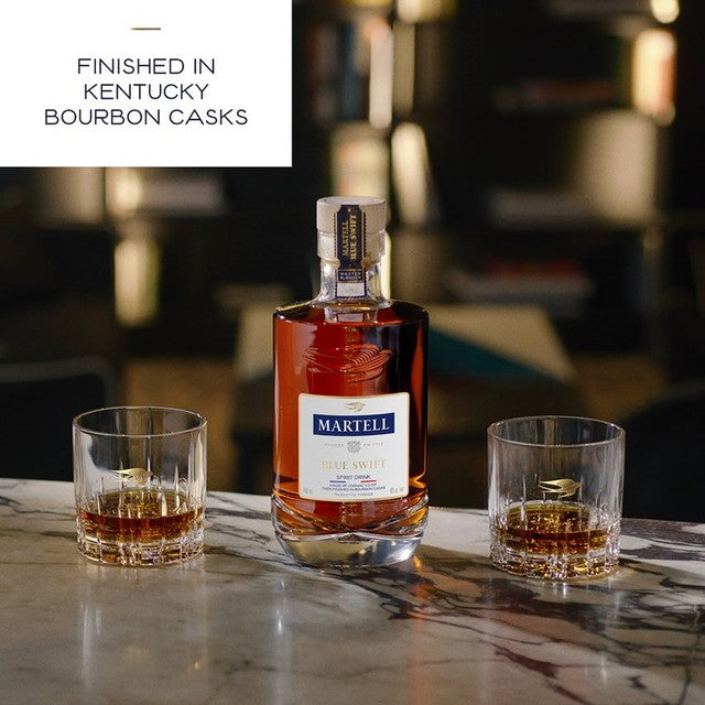 Martell Blue Swift VSOP cognac 70cl, imported from the UK