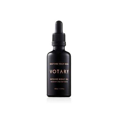 M&S Votary Intense Night Oil Rosehip and Retinoid Face Oil 50ml- Buy online at McGrocer