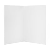 M&S Simple Wreath Sending Love blank card 15cm x 15cm, imported from the UK