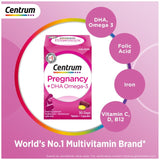 Centrum pregnancy vitamins with DHA Omega 60 pack - British product