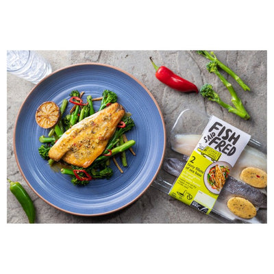 Fish Said Fred Wolfsbarschfilets mit Zitronengras, Chili & Korianderbutter 210g