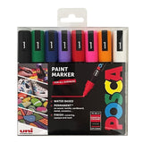 Posca PC-5M Essential Colour Pens 8 pack, imported from the UK