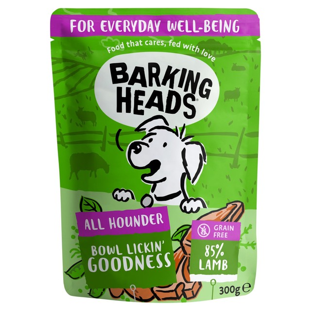 Barking Heads lamb wet dog food 300g - British product