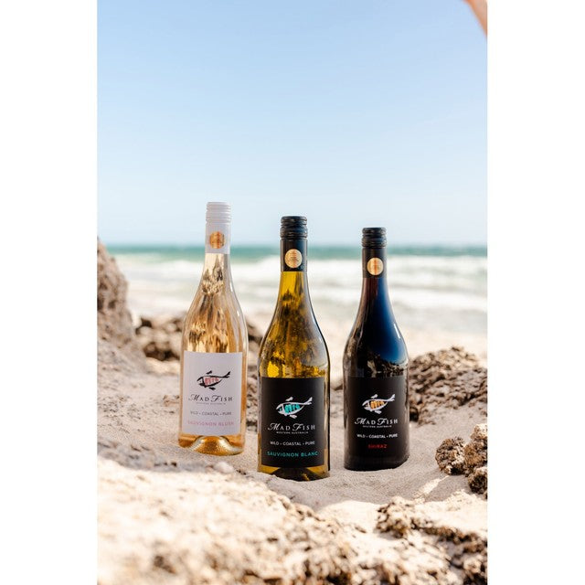 Mad Fish Shiraz red wine from Western Australia 75cl (British brand)