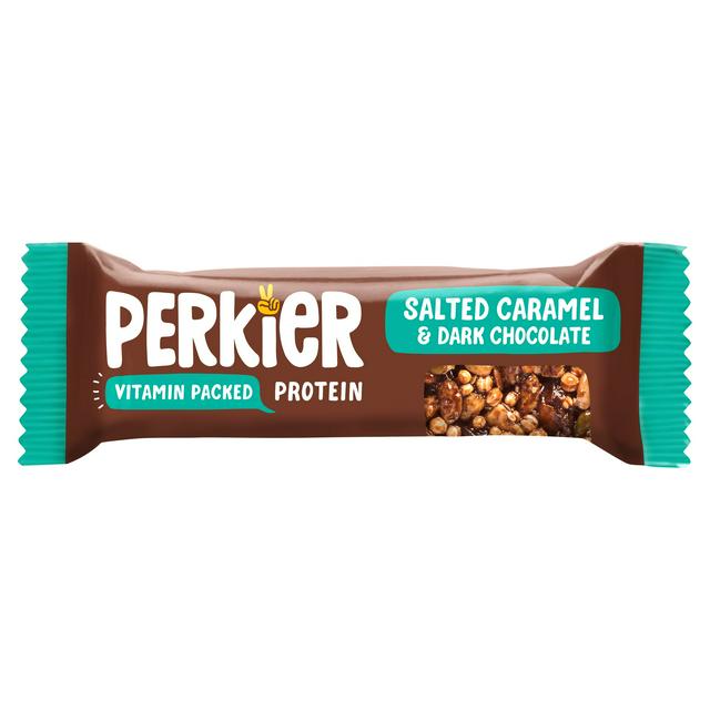 Perkier Salted Caramel Dark Chocolate Protein Bar 37g