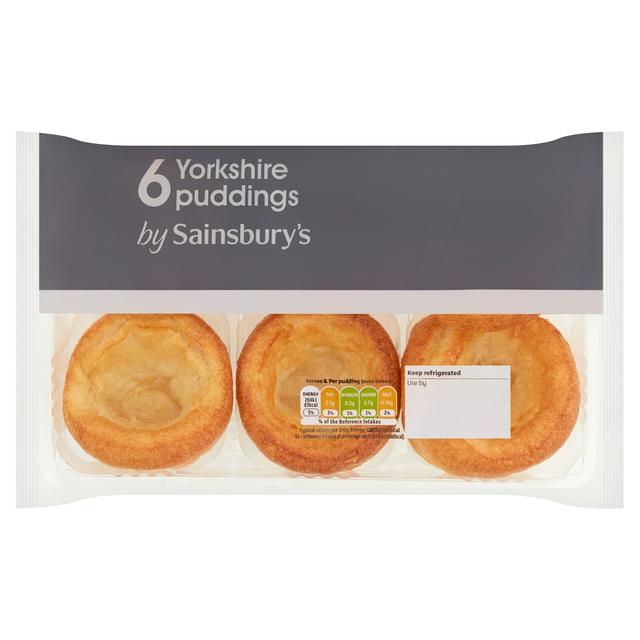 Sainsburys Yorkshire Puddings x6 132G