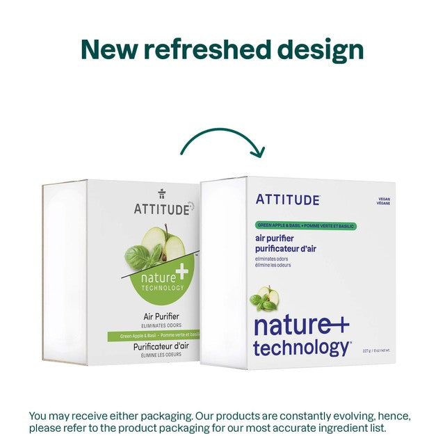 Attitude green apple and basil air purifier 227g - British product
