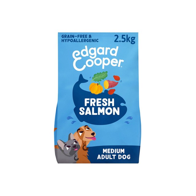 Edgard & Cooper grain-free salmon dry dog food 2.5kg (British brand)