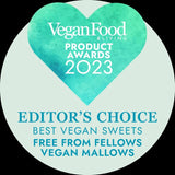 Free From Fellows vegan vanilla pink and white mini marshmallows 105g - British product