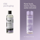 Miniml body wash and bubble bath calming lavender - British product