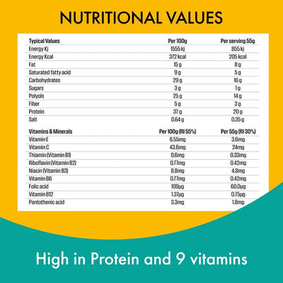 Fulfil Schokolade Gesalzene Karamell Vitamin- und Proteinriegel 55g
