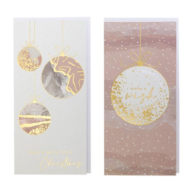Habitat Luxury Modern Hanging Baubles 10pk