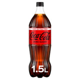 Coca-Cola Zero Sugar Extra Free cola 1500ml - British product