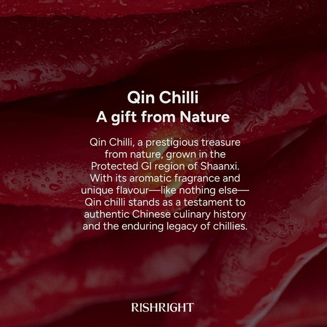 Rishright garlic blend Qin chilli paste, UK version