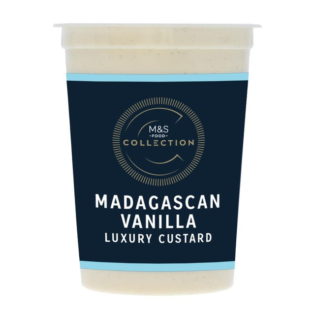 M&S Madagascan Vanilla Custard 500ml, imported from the UK