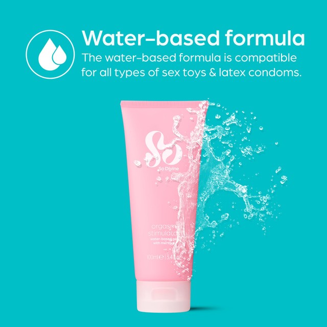 So Divine orgasm gel with arginine and menthol 100ml (British brand)