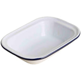 M&S enamel pie dish dark blue 24cm (British brand)