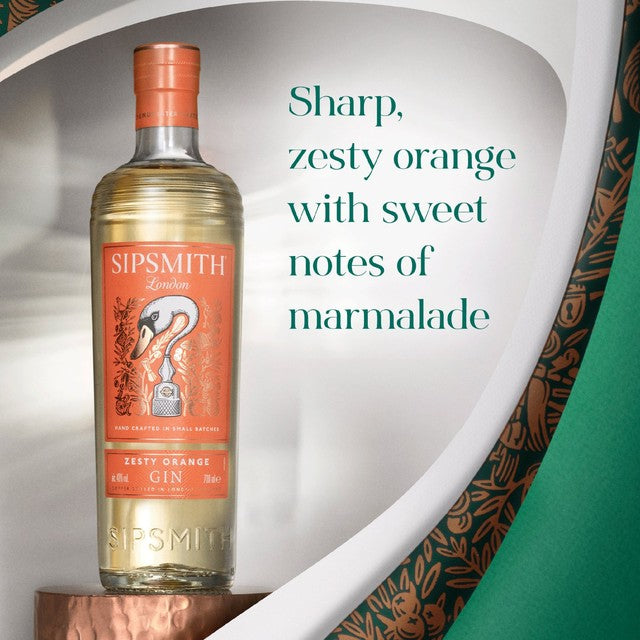 Sipsmith Zesty Orange gin 70cl (British brand)