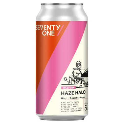 Sainsburys Seventy One Hazy IPA Haze Halo 440ml- Buy online at McGrocer