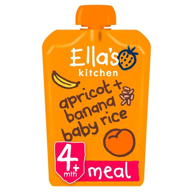 Ella's Kitchen baby food pouch apricot banana 120g - British product