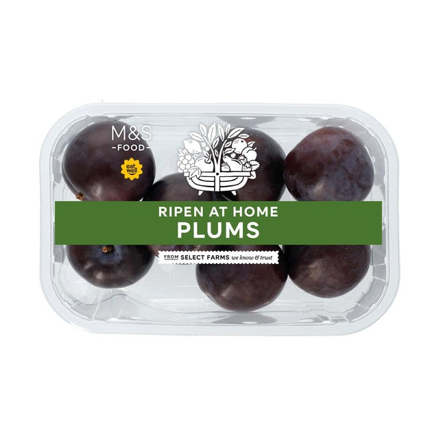 M&S Ripen at Home Plums 400g, imported from the UK