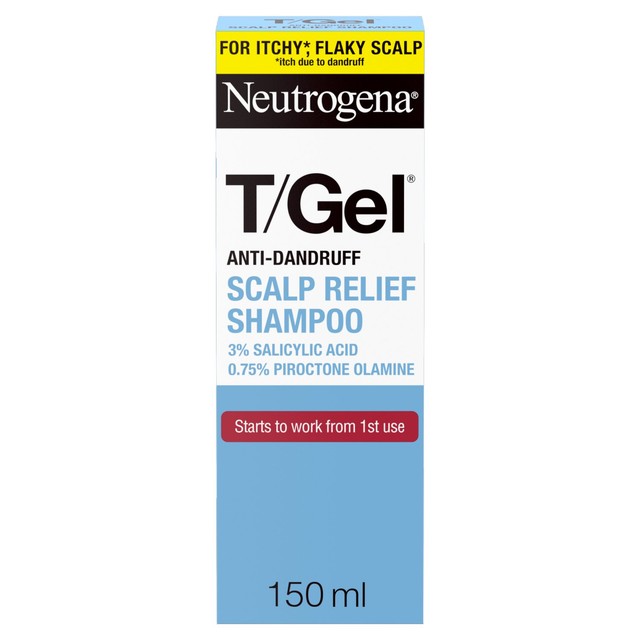 Neutrogena anti-dandruff scalp relief shampoo 150ml, imported from the UK