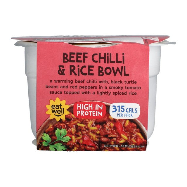 Rindfleisch-Chili & Reis-Schale 300 g, importiert aus dem Vereinigten Königreich