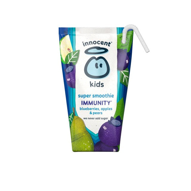 Innocent Kids Blueberries Apples Pears Smoothies 4x150ml, UK version