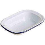 M&S enamel pie dish dark blue 20cm - British product