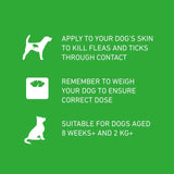 Frontline flea treatment for large dogs 20-40kg - British product