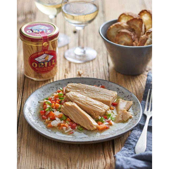 Ortiz Albacore Tuna Fillets Organic Olive Oil 220g - British product