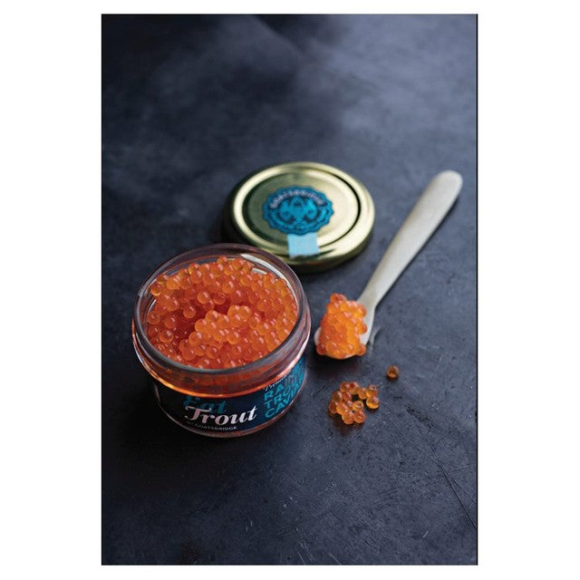 Goatsbridge Smoked Trout Caviar 85g, UK version