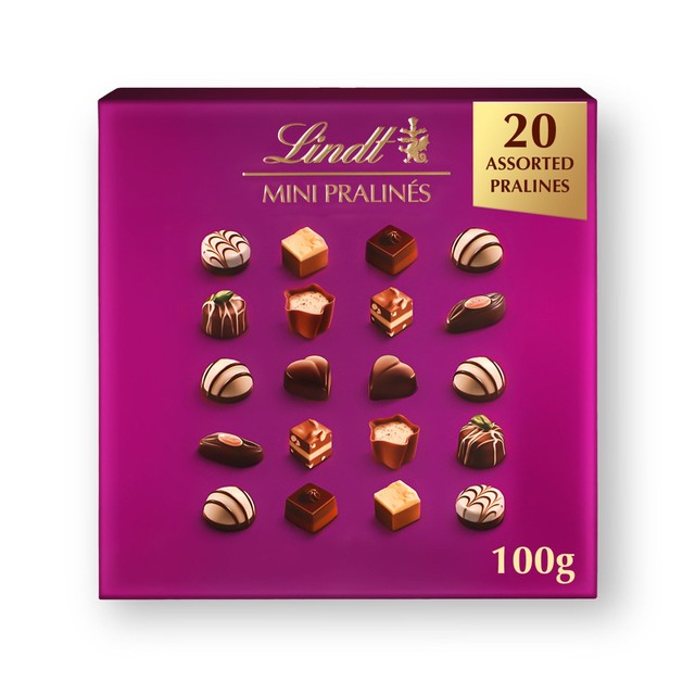 Lindt mini pralines selection 100g, UK version