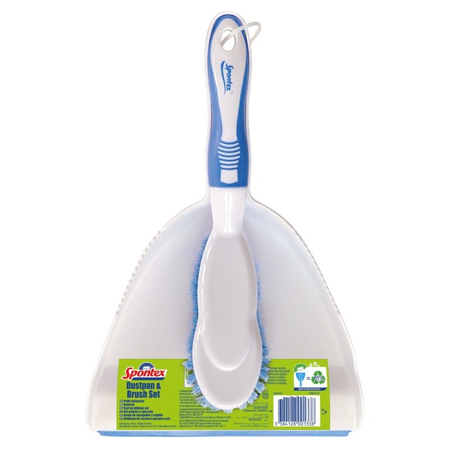 Spontex dustpan and brush cleaning set large - British product