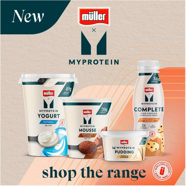 Muller MyProtein chocolate protein shake 385ml, imported from the UK