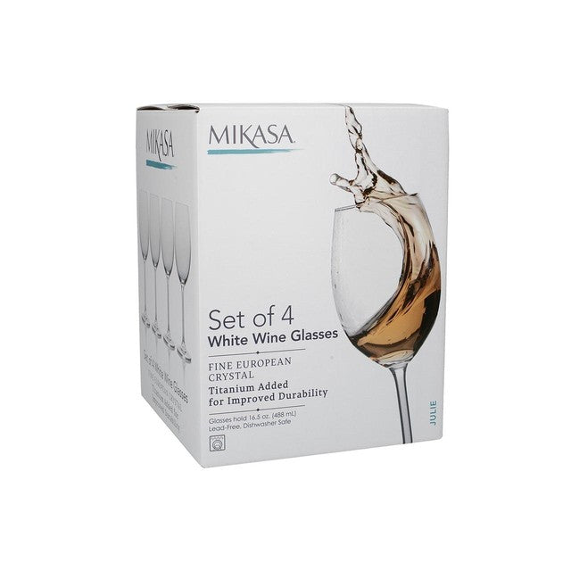 Mikasa Julie 16.5oz wine glasses set of 4, imported from the UK