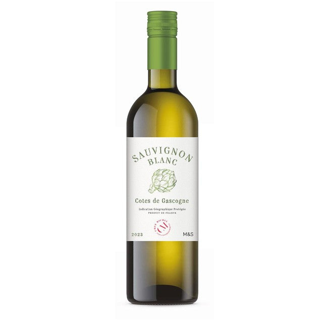 M&S Sauvignon Blanc white wine 75cl, imported from the UK