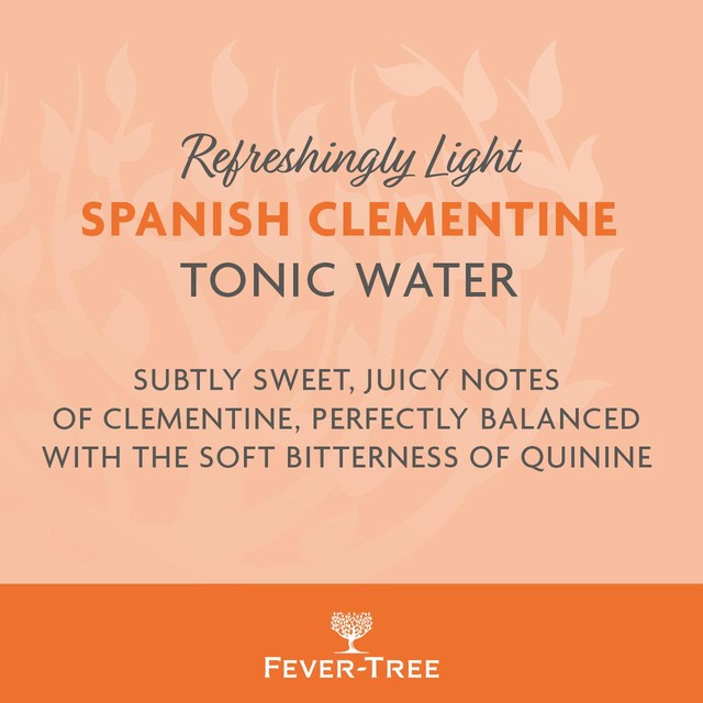 Fever-Tree Light Spanish Clementine Tonic Water 500ml - British product