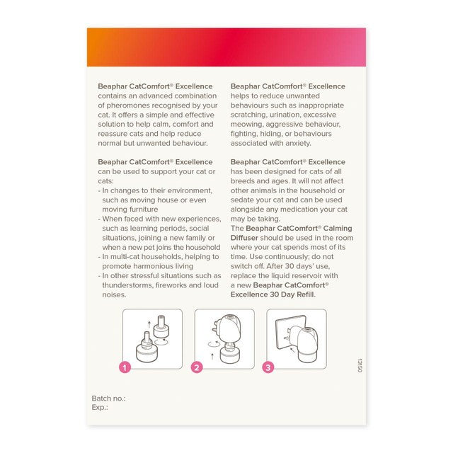 Beaphar CatComfort Calming Diffuser Starter Pack 48ml - British product