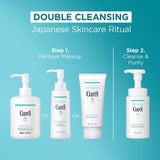 Curel foaming facial wash for dry sensitive skin (British brand)