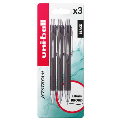 M&S Uni-ball Jetstream SXN-210 Black Rollerball Pen 3-Pack- Buy online at McGrocer