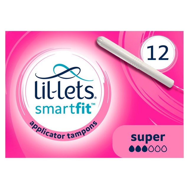 Lil-Lets applicator tampons Super 12 per pack, UK version
