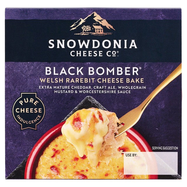 Snowdonia Black Bomber Welsh Rarebit cheese bake 150g (British brand)