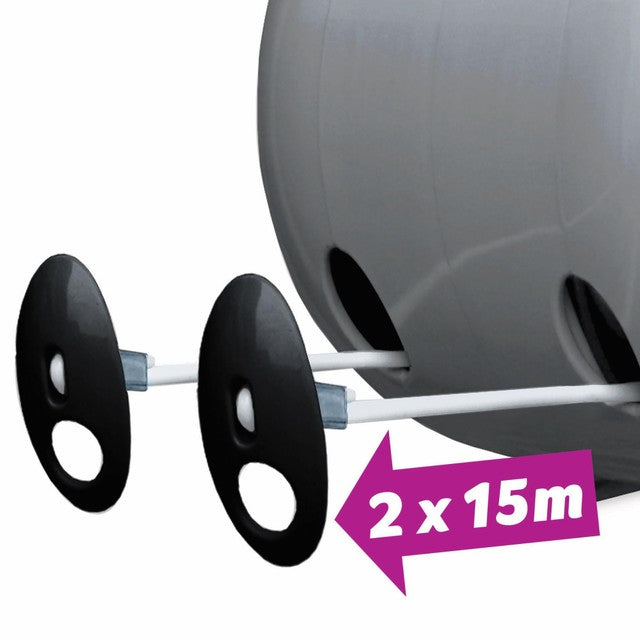 Minky 30m retractable clothes line reel, imported from the UK