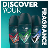 Sure Men 72hr Nonstop Antiperspirant Deodorant Roll On Quantum Dry