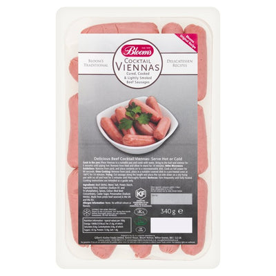 Saucisses cocktail viennoises au bœuf Blooms 340g